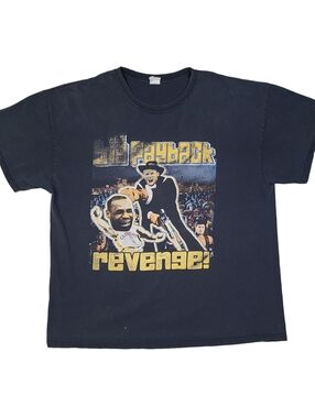Golden State Warriors 2016 NBA "The Payback" On LeBron Rap Ree Styled T Shirt XL